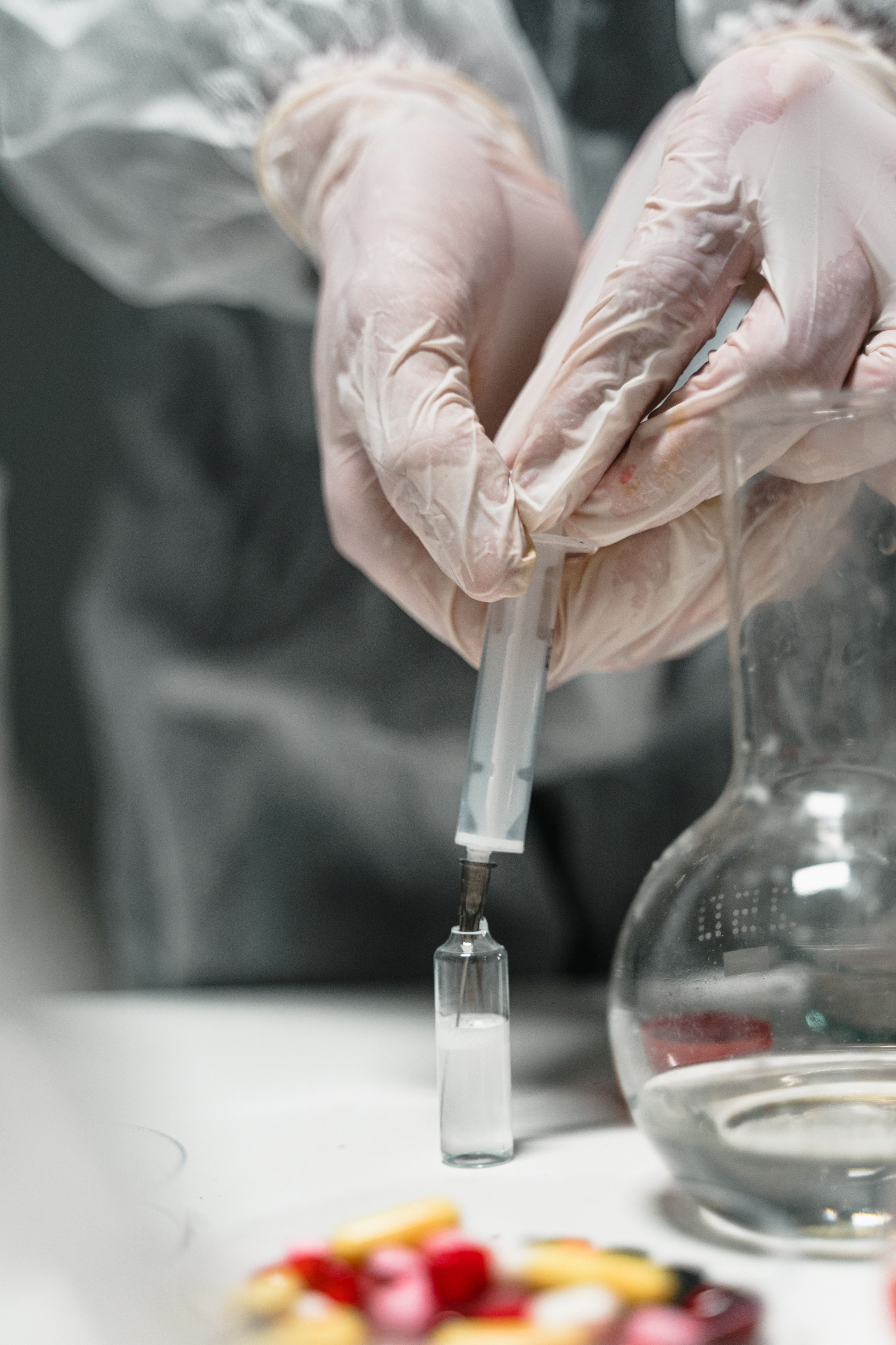Acondicionamiento y control de ampollas farmacéuticas